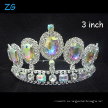 Shinning AB Crown Reina de la belleza Corona Crown Tiara Coronas de desfile